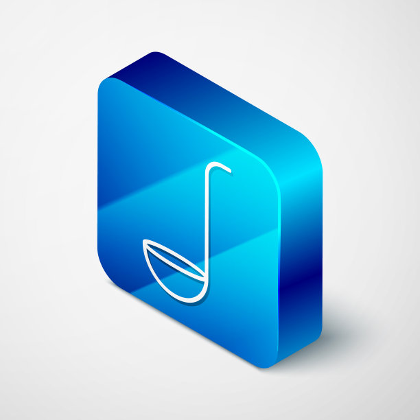 等距厨房勺图标孤立在白色图片下载