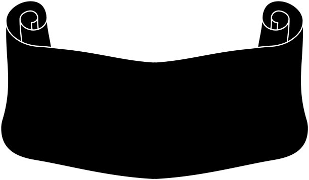 黑色纸标题卷轴图片下载