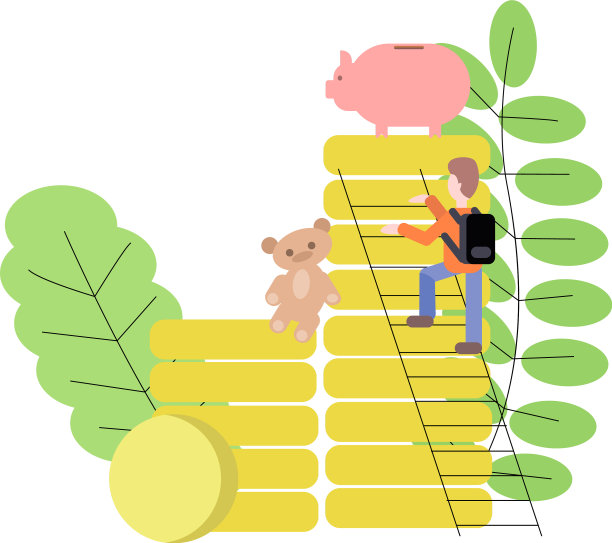 一个成年人教一个孩子，并指向一堆图片下载