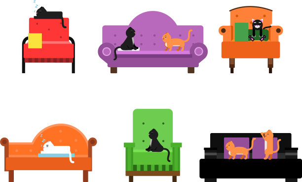 六套公寓，里面有猫图片下载