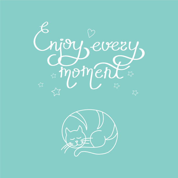 Hygge背景与手绘舒适的家图片下载