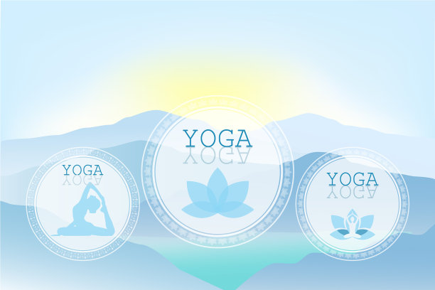 瑜伽瑜伽工作室网站瑜伽瑜伽课瑜伽贴纸图片下载