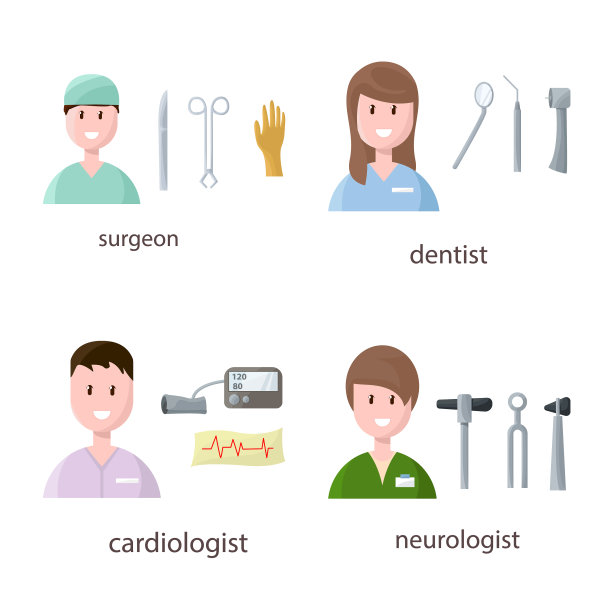 隔离对象医院和医疗保健标志图片下载