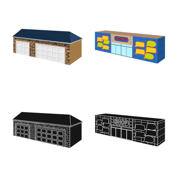 立面及住宅标志图片下载