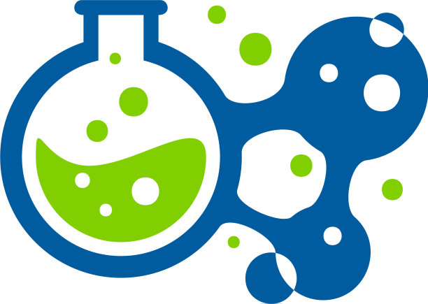 分子科学实验室标志图标设计图片下载