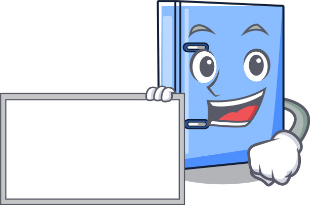 用板办公室活页夹配上金属卡通图片下载