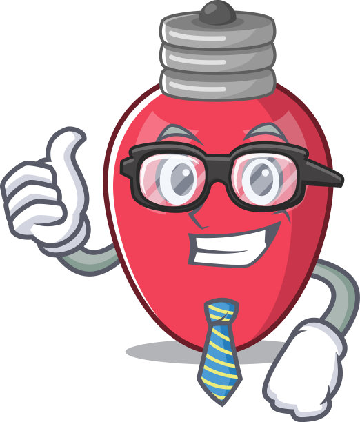 商人圣诞灯的性格图片下载