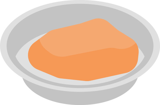 食物在盘子图标等距风格图片下载