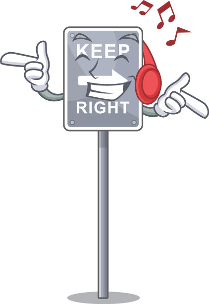 听音乐的玩具在卡通上保持正确的形状图片下载