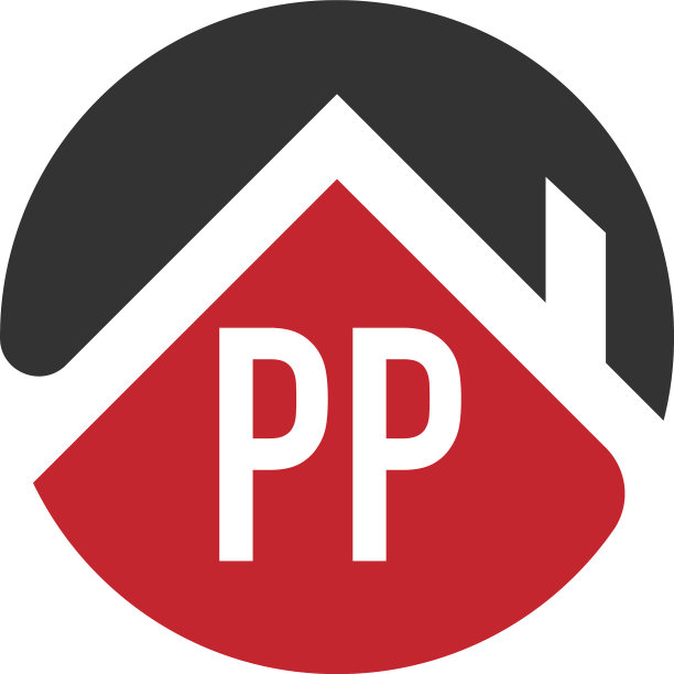 首字母pp建筑标识设计模板图片下载