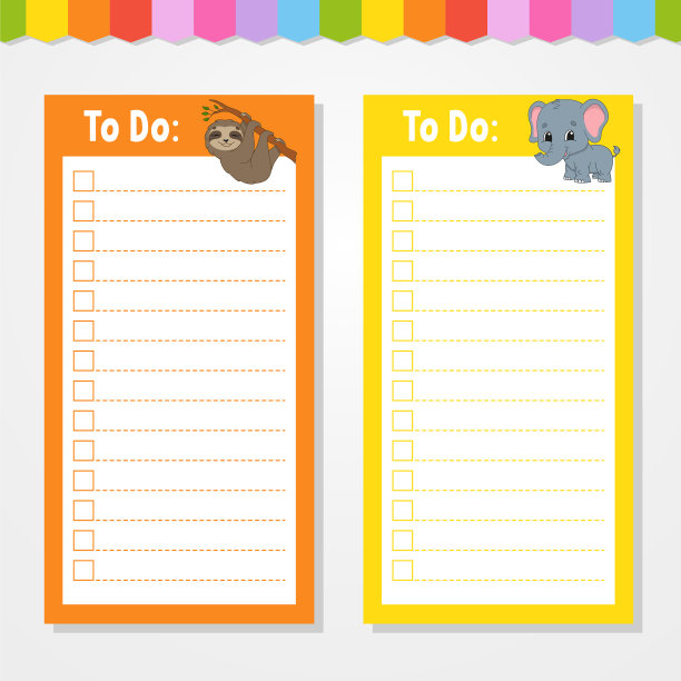 为做列表的孩子空模板隔离颜色图片下载