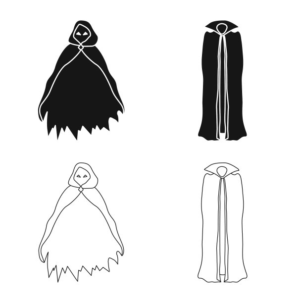 设计材料和服装标志集图片下载