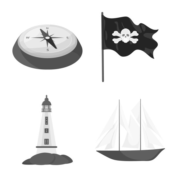 设计复古和航海标志套图片下载