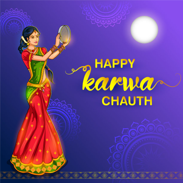 印度妇女在印度教的婚礼上表演图片下载