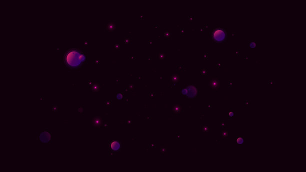 蓝色黑暗夜空中明亮的恒星小行星图片下载