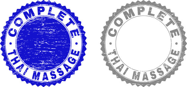 Grunge完成泰国按摩纹理水印图片下载