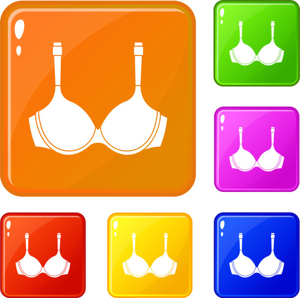 内衣图标套装颜色图片下载