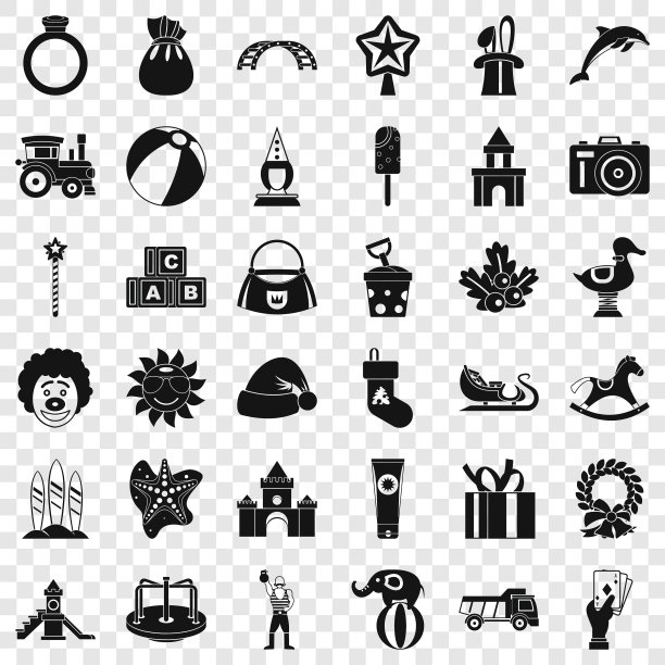 小丑图标设置简单的风格图片下载