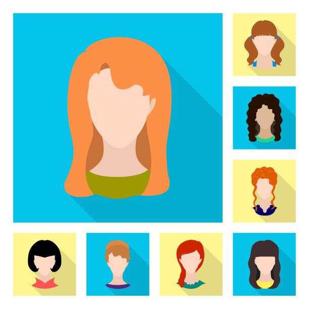 阿凡达和虚拟图标设置图片下载