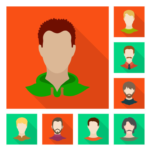 设计头像和虚拟图标收集图片下载