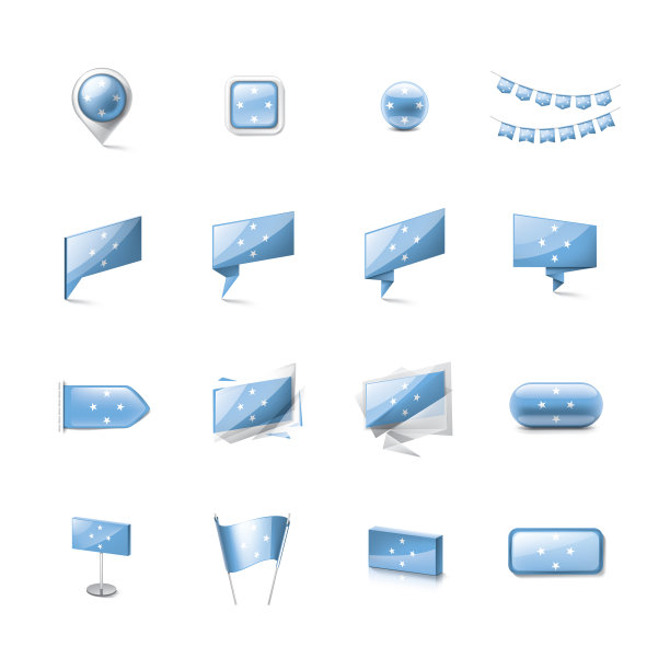 密克罗尼西亚联邦旗图片下载