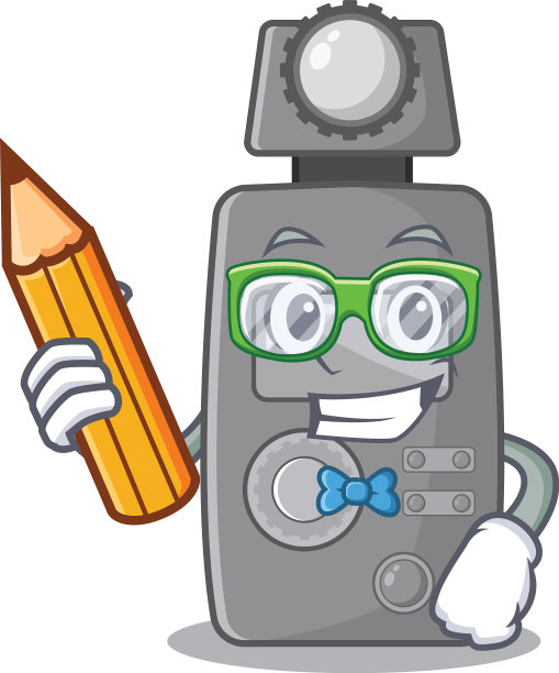 学生光表孤立与卡通图片下载