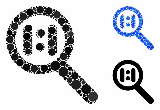缩放实际比例组成图标圆点图片下载