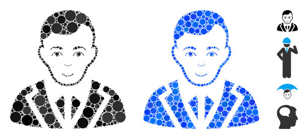 图标圈的高贵构图图片下载