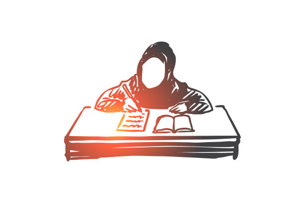 教育学校学习穆斯林阿拉伯儿童图片下载