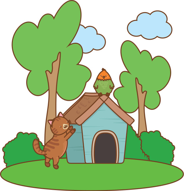 可爱有趣的宠物卡通图片下载