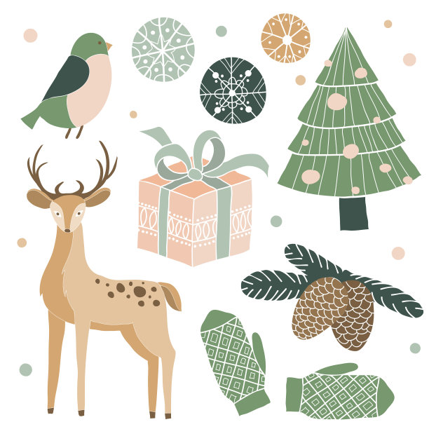 圣诞节设置图片下载