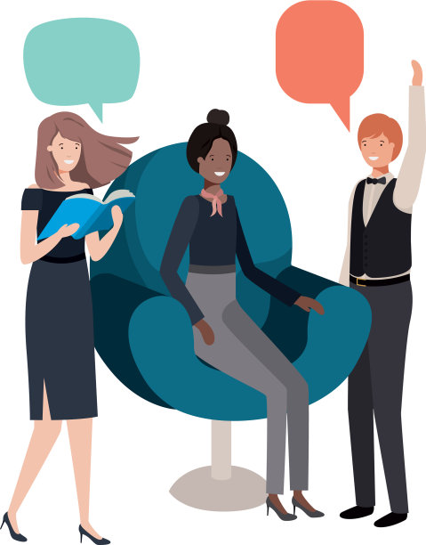 集团人的业务与言论泡沫图片下载