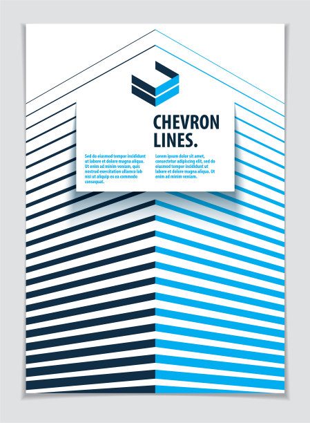 简约的宣传册设计几何图案图片下载