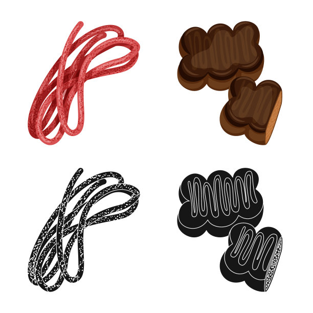 设计传统和旅游标志套装图片下载