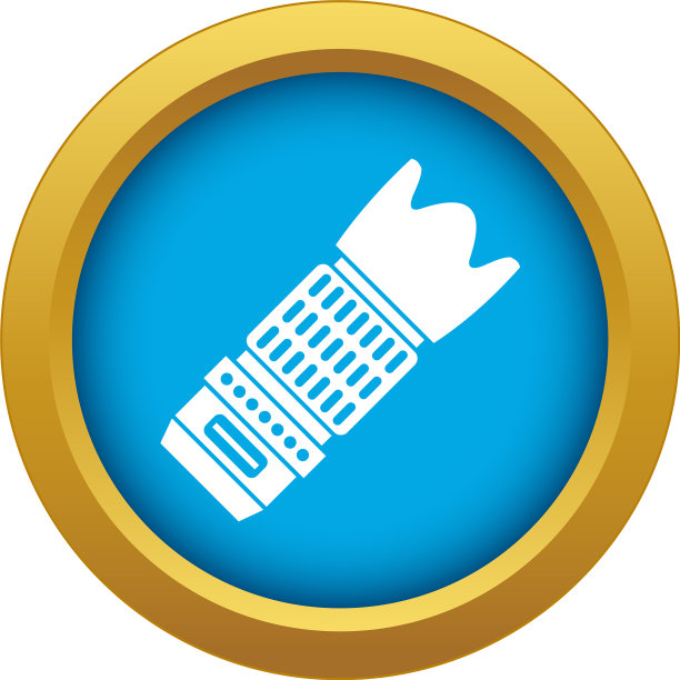 可互换镜头的相机图标蓝色图片下载