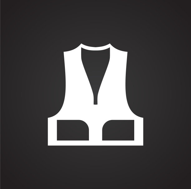 救生衣图标设置在图形和背景图片下载