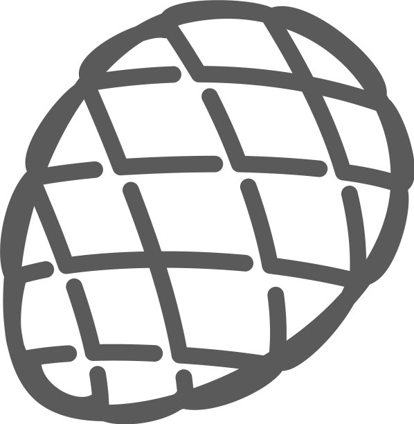 杉木锥线图标图片下载