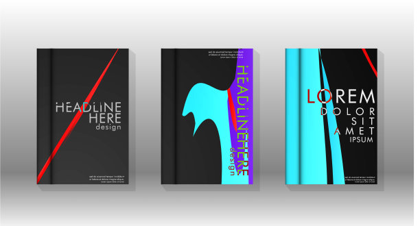 书封面彩色几何背景图片下载