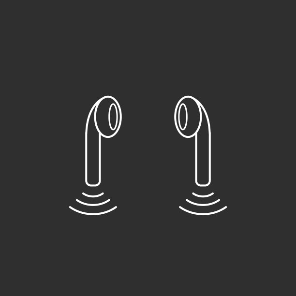 无线耳机图标图片下载