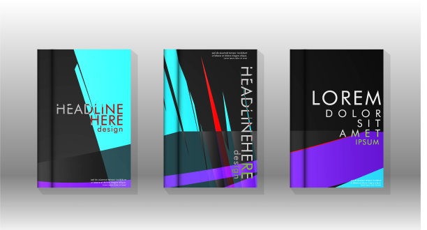 书封面彩色几何背景图片下载