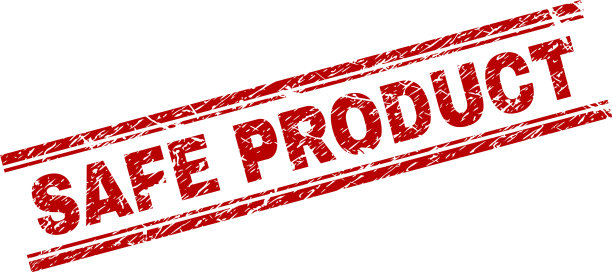 垃圾纹理安全产品印章图片下载