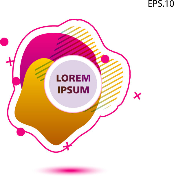 带流体背景的圆图片下载