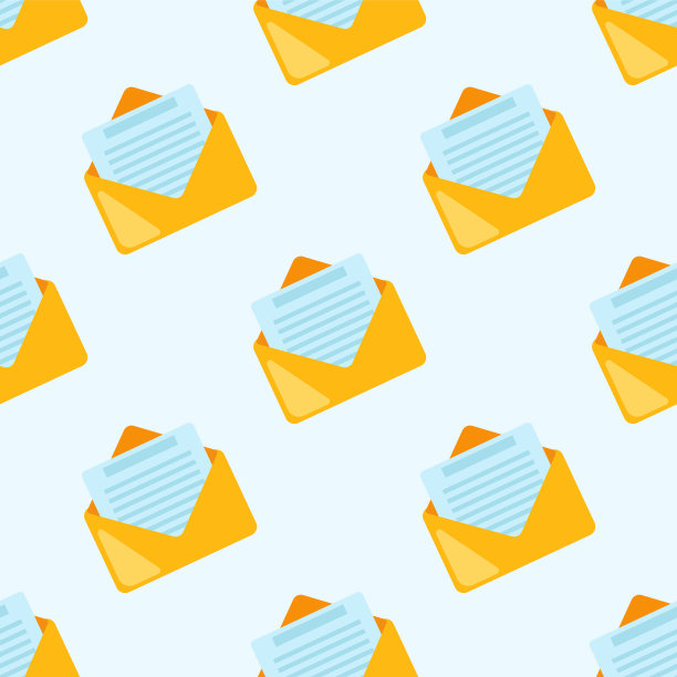 电子邮件无缝模式邮件符号墙纸图片下载