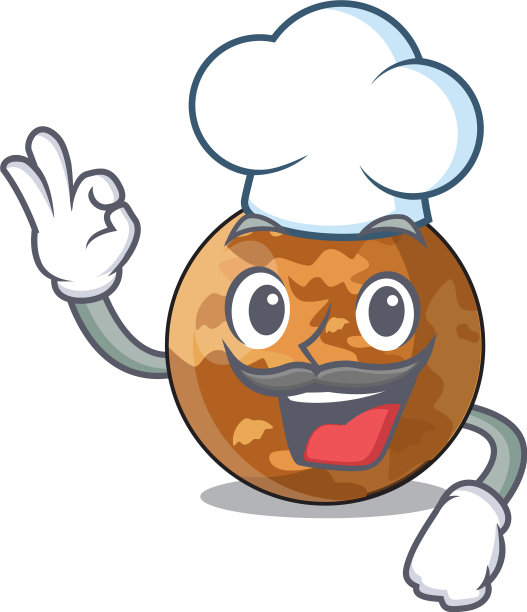 卡通水星星球的厨师图片图片下载