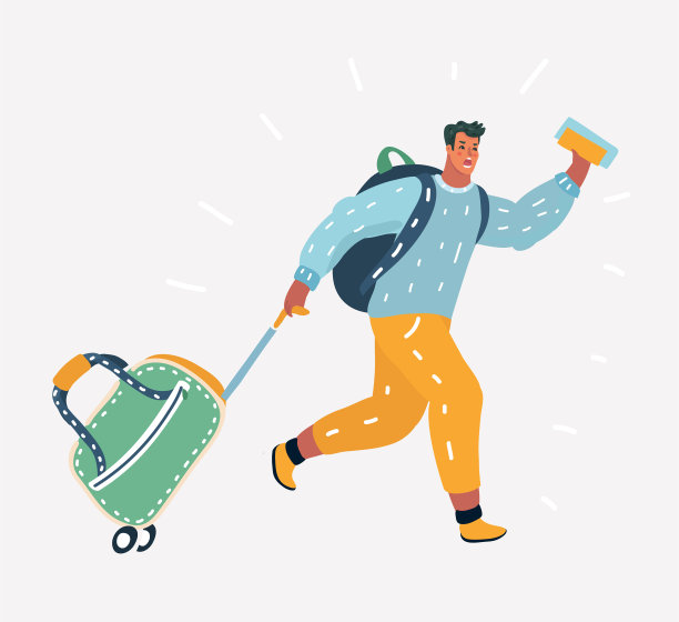 商人旅行概念图片下载