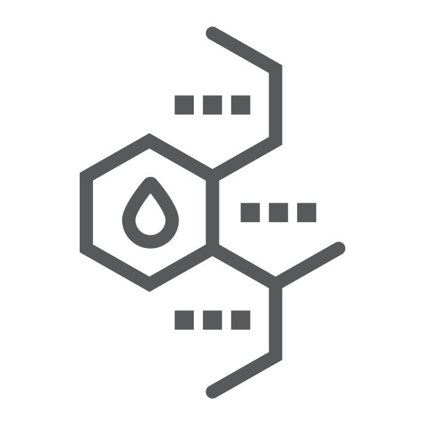 油分子线图标化学和分子图片下载
