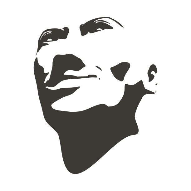 女性头部的剪影图片下载