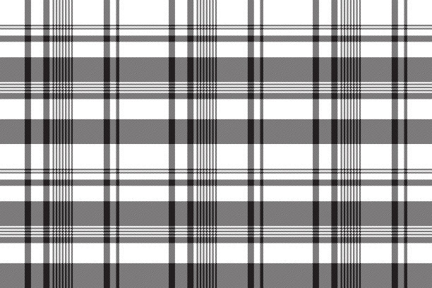 黑白抽象面料质地无缝图片下载