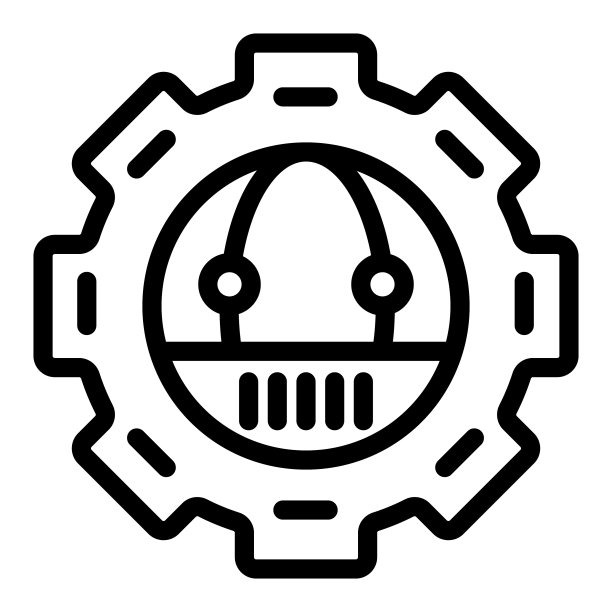 齿轮带机器人线，图标带机械齿轮图片下载