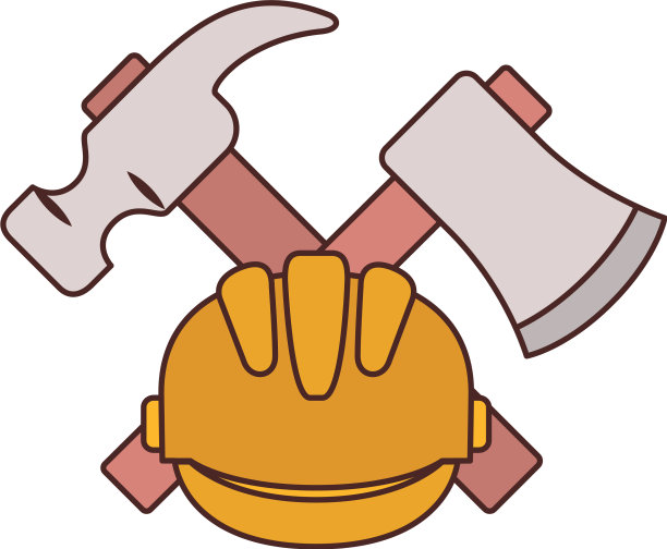 构造工具孤立图标图片下载